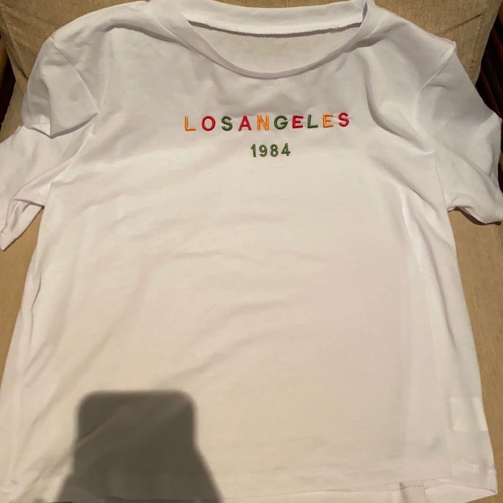NWOT “1984” slightly cropped tee